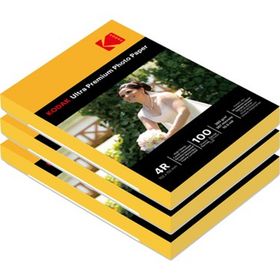 Kodak 260 gr 10x15 Parlak 3'lü Paket Fotoğraf Kağıdı