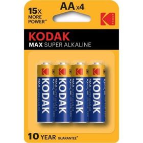 Kodak 4'lü AA Max Süper Alkalin Kalem Pil