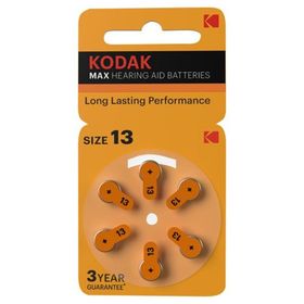 Kodak 6 Adet 13 Numaralı İşitme Cihazı Pili