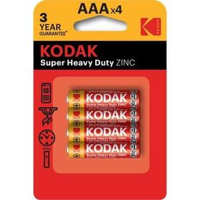 Kodak Çinko Karbon AAA 4'lü Blister İnce Pil
