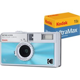 Kodak Ektar H35N Mavi Fotoğraf Makinesi + 24 Poz Film