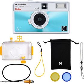 Kodak Ektar H35N Mavi Fotoğraf Makinesi + Premium Paket