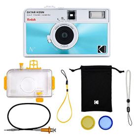 Kodak Ektar H35N Mavi Fotoğraf Makinesi + Premium Paket
