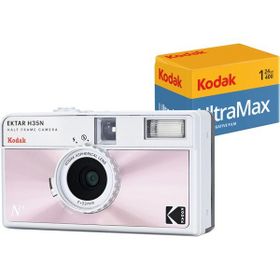 Kodak Ektar H35N Pembe Fotoğraf Makinesi + 24 Poz Film