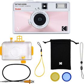 Kodak Ektar H35N Pembe Fotoğraf Makinesi + Premium Paket
