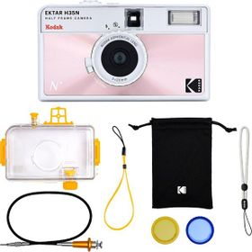 Kodak Ektar H35N Pembe Fotoğraf Makinesi + Premium Paket