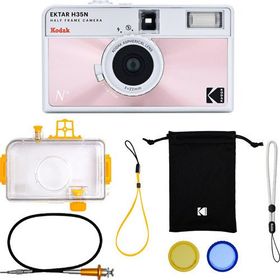 Kodak Ektar H35N Pembe Fotoğraf Makinesi + Premium Paket