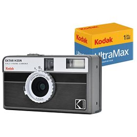 Kodak Ektar H35N Siyah Fotoğraf Makinesi + 24 Poz Film