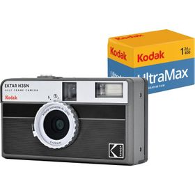 Kodak Ektar H35N Siyah Fotoğraf Makinesi + 24 Poz Film