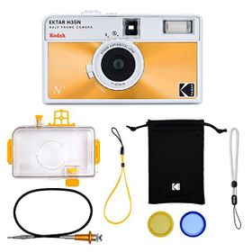Kodak Ektar H35N Turuncu Fotoğraf Makinesi + Premium Paket