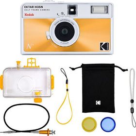 Kodak Ektar H35N Turuncu Fotoğraf Makinesi + Premium Paket