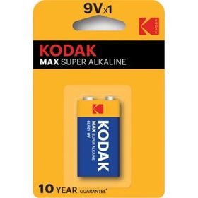 Kodak Max Alkalin Blister 9 Volt Pil