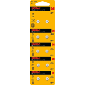Kodak Max Alkaline 10 Adet AG1-LR621 Düğme Pil