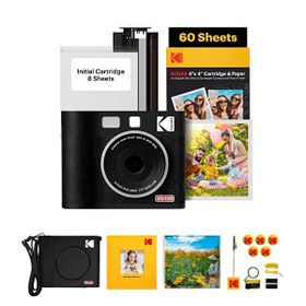 Kodak Mini Shot 4 Era Siyah Instant Fotoğraf Makinesi + Aksesuar Kiti
