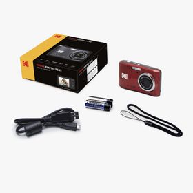 Kodak Pixpro FZ45 Friendly Zoom Kırmızı Dijital Fotoğraf Makinesi