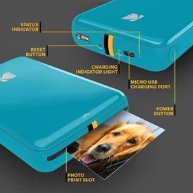 Kodak Step Anında Renkli Mavi Fotoğraf Yazıcısı