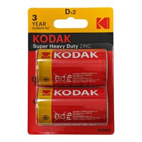 Kodak Super Heavy Duty R20 D Boy 2'li Pil