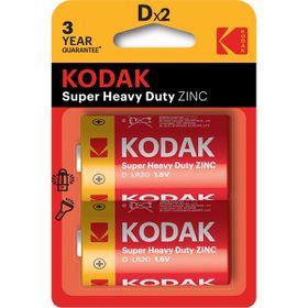 Kodak Super Heavy Duty R20 D Boy 2'li Pil