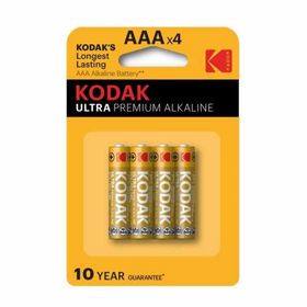 Kodak Ultra Premium 4'ü AAA Alkalin İnce Pil