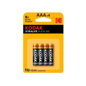 Kodak Xtralife Alkalin AAA 4'lü İnce Pil