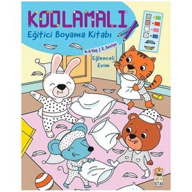 Kodlamalı Eğitici Boyama Kitabı 4 5 Yaş 2 Kitap Takım Sincap Kitap