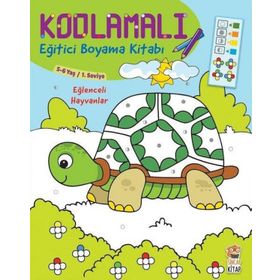 Kodlamalı Eğitici Boyama Kitabı 5 6 Yaş 2 Kitap Takım Sincap Kitap