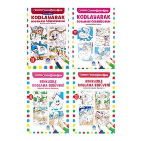 Kodlayarak Boyamayı Öğreniyorum 7 - Renklerle Kodlama Serüveni - Martı Yayınları