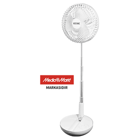 Koenic KTF 18422 USB Masaüstü Beyaz Kompakt Vantilatör