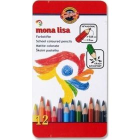Koh-I-Noor 12 Renk Kuru Boya Kalemi