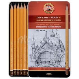 Koh-i Noor 1500 8B-2H Toison Dor 12 Dereceli Kalem Seti