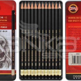 Koh-i Noor 1900 Toison Dor 12 Dereceli Art 8B-2H 1912 Kalem Seti