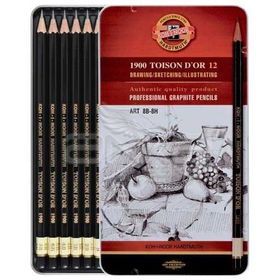 Koh-i Noor 1900 Toison Dor 12 Dereceli Art 8B-8H 1902 Kalem Seti