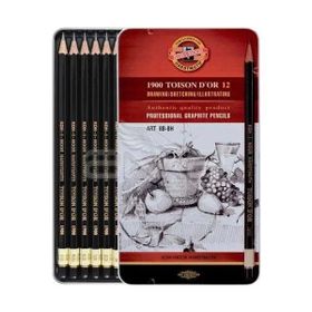 Koh-i Noor 1900 Toison Dor 12 Dereceli Art 8B-8H 1902 Kalem Seti