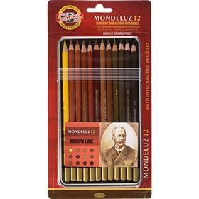 Koh-i Noor 213023 Brown Line Mondeluz Aquarell Kalem Seti
