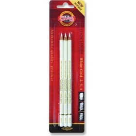 Koh-i Noor 3 Pcs 8812 White Coal Pencil