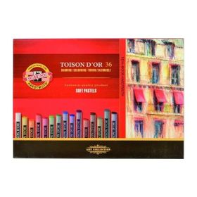 Koh-i Noor 36 Renk Toison D'or Soft Kare Pastel Boya
