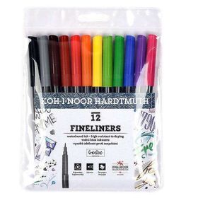 Koh-i-Noor 361551 0,3 mm 12'li Fineliner Kalem Seti