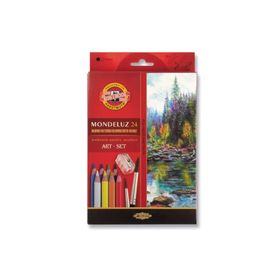Koh-i Noor 3711 Mondeluz Aquarell 24'lü Sulu Boya Kalem Seti