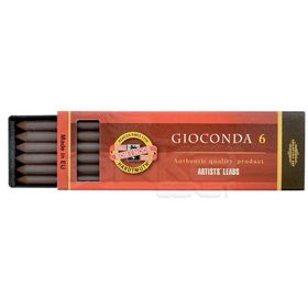 Koh-i Noor Gioconda 5.6x120 mm 6'lı 4378 Dark Brown Sepia Grafit Kalem