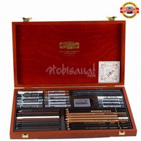 Koh-i-Noor Gioconda Artist Set 8895 Ahşap Kutu Çizim Seti