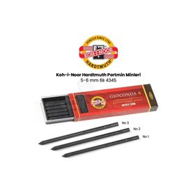 Koh-i Noor Hardtmuth Portmin Min 5-6 mm 6'lı 4345 Kalem