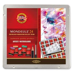 Koh-I-Noor Modeluz Metal Kutu Tablet Sulu Boya 24’lü Set