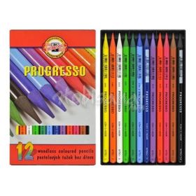 Koh-i Noor Progresso 12'li Kuru Boya Kalemi Seti