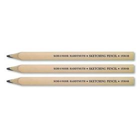 Koh-i Noor Sketching Pencil Yassı Uçlu 1538 Geniş Çizim Kalemi