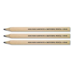 Koh-i Noor Sketching Pencil Yassı Uçlu 1538 Geniş Çizim Kalemi