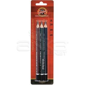 Koh-i Noor Trıograph 3'lü 1835 Jumbo Grafit Kalem