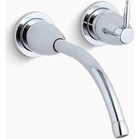 Kohler Falling Water Duvardan Ankastre Polished Krom Lavabo Bataryası