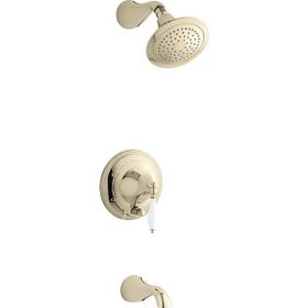 Kohler Finial Traditional Presure Balans Parlak Krom Ankastre Duş Sistemi