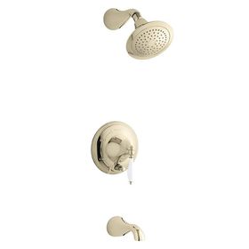 Kohler Finial Traditional Presure Balans Parlak Krom Ankastre Duş Sistemi