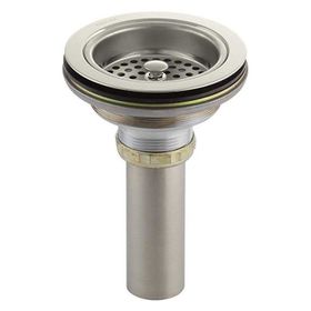 Kohler Parlak Nikel Eviye Süzgeci ve Boğazı